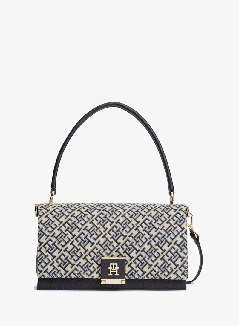 TOMMY HILFIGER Monogram Jacquard Crossbody Bag